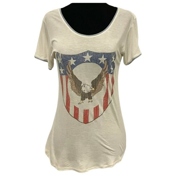 Spell & the Gypsy Collective Designs Captain Americana T-Shirt Sz S - Picture 2 of 8
